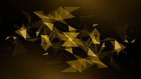 Plexus game esport abstract network business technology titles background loop Stock Footage 166597294