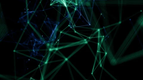 Plexus game esport abstract network business technology titles background loop Video stock 169996963