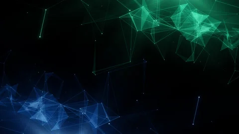 Plexus game esport abstract network business technology titles background loop Stock-Footage 169997954