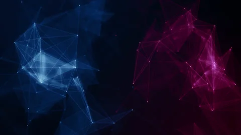 Plexus game esport abstract network business technology titles background loop Stock Footage 189286225