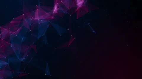 Plexus game esport abstract network business technology titles background loop Video stock 197240465