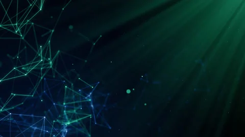 Plexus game esport abstract network business technology titles background loop Stock Footage 201987948