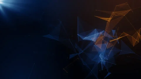 Plexus game esport abstract network business technology titles background loop Stock Footage 201994524