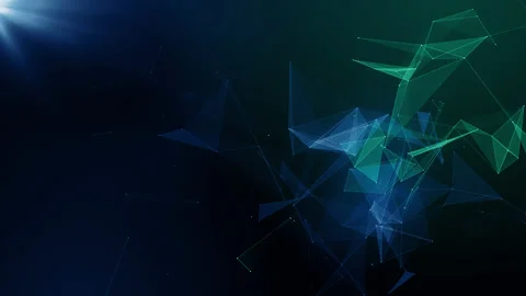 Plexus game esport abstract network business technology titles background loop Video stock 201995943