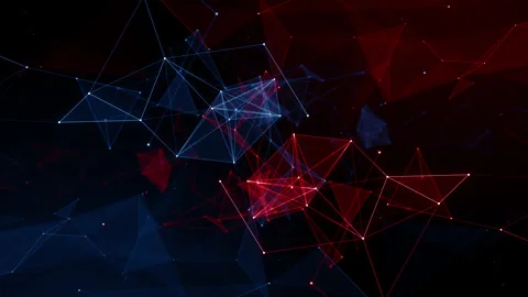 Plexus game esport abstract network business technology titles background loop Stock Footage 238688916