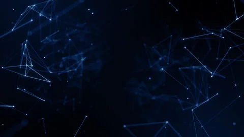Plexus game esport abstract network business technology titles background loop Stock Footage 240712595