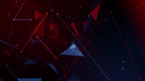 Plexus game esport abstract network business technology titles background loop Video stock 240715211