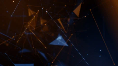 Plexus game esport abstract network business technology titles background loop Stock Footage 240803892