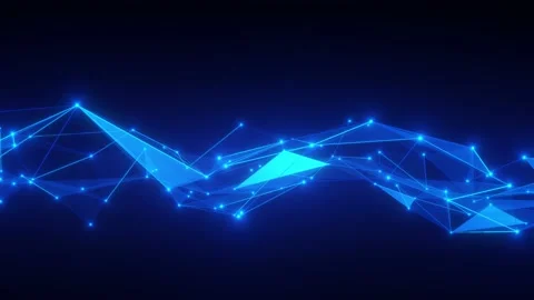 Plexus geometric technology background. Stock Footage 236641413