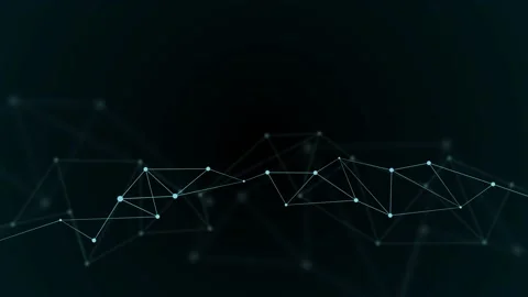 Plexus of glowing dots and lines Stock Footage 150623826