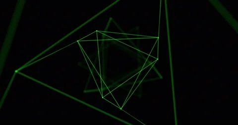 Plexus Green Net #1 Stock Footage 53870346