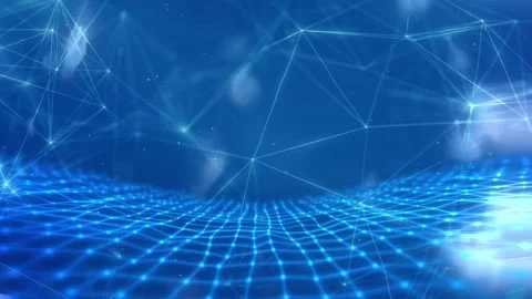 Plexus Grid  Motion Background, Technology and Innovation Stock Footage 290846842