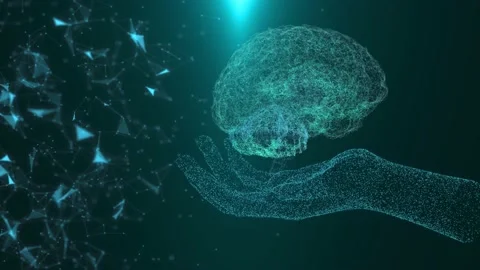 Plexus Handand Brain Video stock 154699848