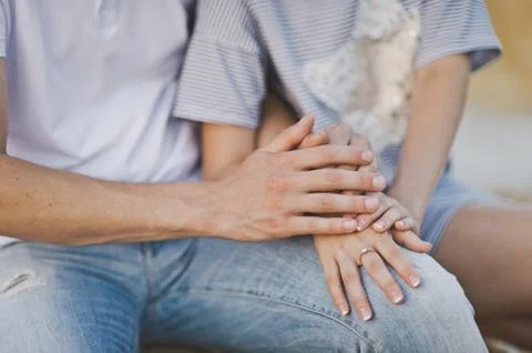 Plexus hands 6554. Stock Photos