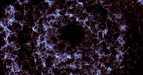 Plexus infinite galaxy Stock Illustration