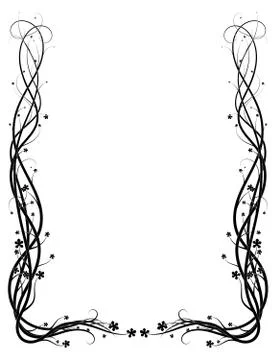 Plexus of ivy stems beautiful pattern on a white background Stock Illustration