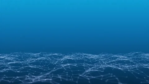 Plexus light blue background Stock Footage 307259780