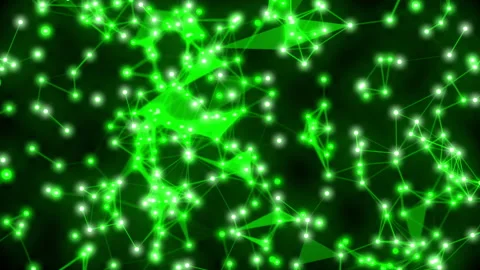 Plexus lines and dot particle blockchain loop animation 스톡 동영상 150140639