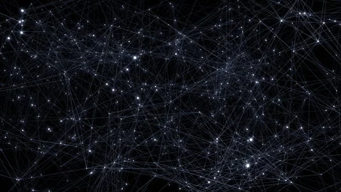 Plexus lines and dots 01t Video stock 319464476