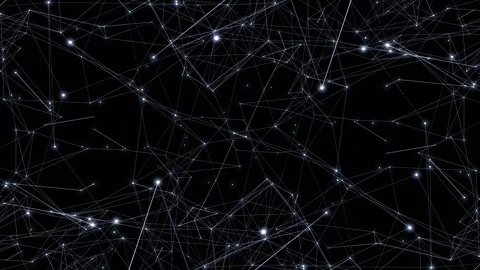 Plexus lines and dots 03b kaleido Stock Footage 319483137