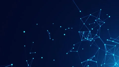 Plexus of Lines and Dots Stock Footage 280175397