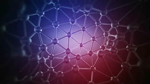 Plexus lines and nodes network seamless loop 4k UHD (3840x2160) Stock Footage 89650798