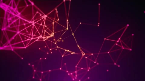 Plexus Loop Background, Geometrical Abstraction Background,4K Abstract Data.. Video stock 279149037