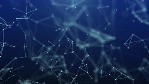Plexus Loop Background, Geometrical Abstraction Background,4K Abstract Data.. Vidéo 279149061
