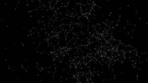 Plexus molecules Video stock 124377630