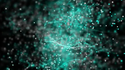 Plexus motion background rotating and changing its shape and color Stock Footage 68137121