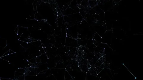Plexus motion in the dark and the geometry of stellar constellations. Stock Footage 302790267