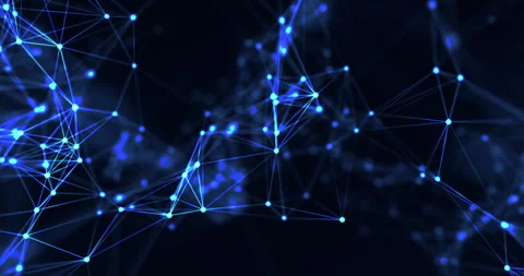 Plexus, movable interlacing of dots and lines 2 Stock Footage 307158238