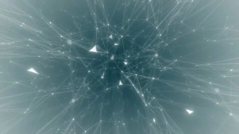 Plexus moving, connecting between themselves and with particles. For network Stock Footage 113911079