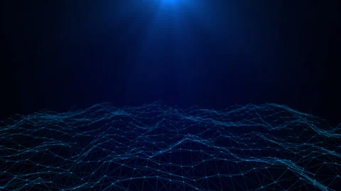 Plexus Moving dots and lines video motion background Stock Footage 335431851
