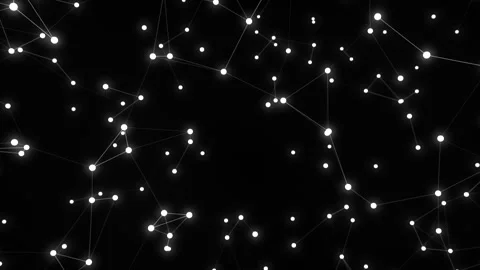 Plexus Network abstract background. Light and lines technology. Stock Footage 135068958