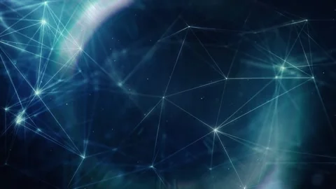 Plexus Network, Black Hole, Abstract digital connection, Abstract technology Stock Footage 300906744