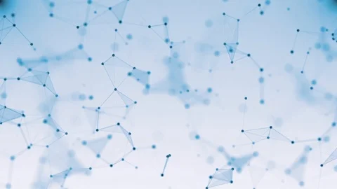 Plexus network blue technology lines background Video stock 88944353