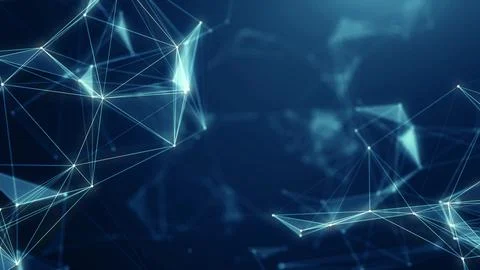 Plexus network data technology background Stock Illustration