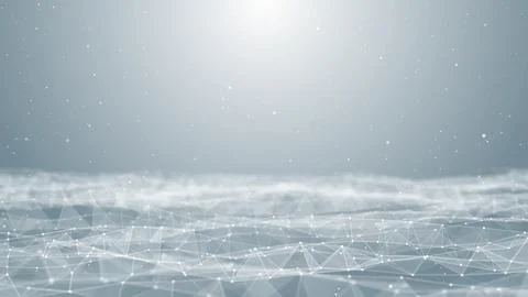 Plexus network data technology background Stock Illustration