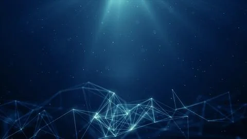 Plexus network data technology background Stock Illustration