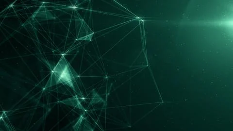 Plexus network data technology background Stock Illustration