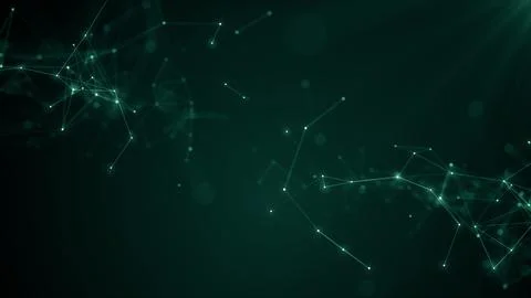 Plexus network data technology background Stock Illustration