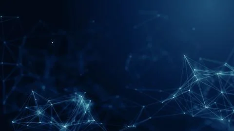 Plexus network data technology background Stock Illustration