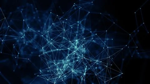 Plexus network data technology background Illustration