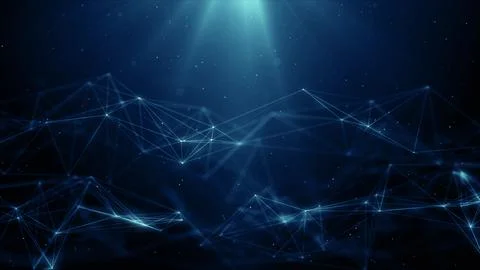 Plexus network data technology background Stock Illustration