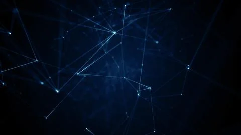 Plexus network data technology background Stock Illustration