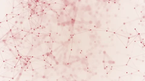 Plexus Network with Floating Dot Patterns Stock Footage 309791845