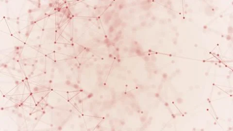 Plexus Network with Floating Dot Patterns Stock Illustration