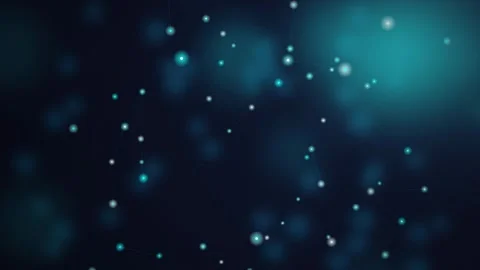 Plexus network glowing nodes looping motion background 動画素材 344799271