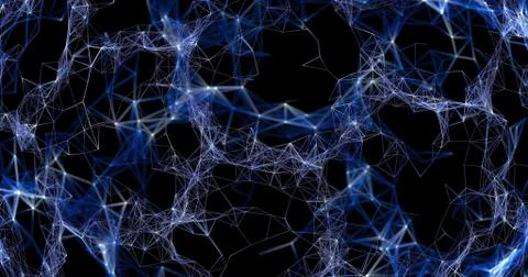 Plexus network 库存插图